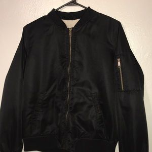 Forever21 Black bomber jacket